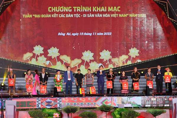 Khai mạc Tuần “Đại đoàn kết các dân tộc - Di sản Văn hóa Việt Nam” năm 2022
