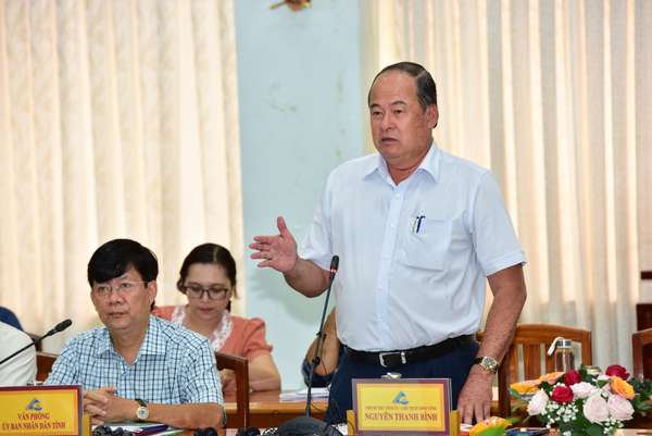 Phát biểu tại cuộc họp, Ông Nguyễn Thanh Bình - Phó Bí thư Tỉnh ủy, Chủ tịch UBND tỉnh An Giang đánh giá cao đề án của NovaGroup