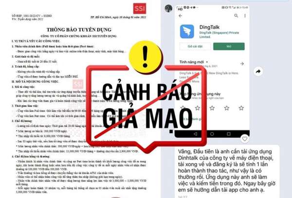 Công an Hà Nội cảnh báo 16 trang web giả mạo lừa đảo giao dịch chứng khoán