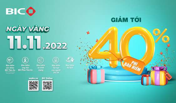 BIC triển khai khuyến mãi “Ngày vàng siêu ưu đãi”
