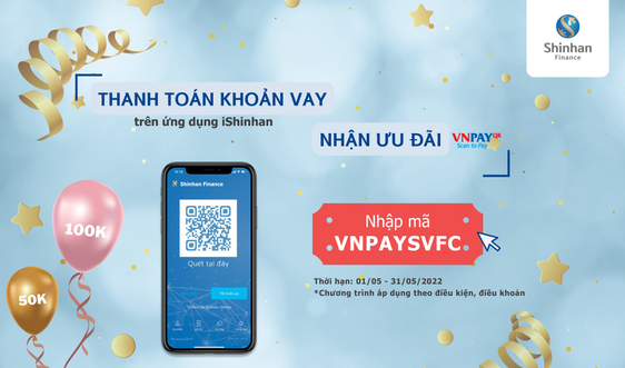 Thanh toán khoản vay - Nhân ưu đãi VNPAYQR 
