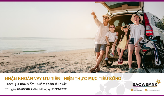 Tham gia bảo hiểm, giảm thêm lãi suất vay vốn từ BAC A BANK
