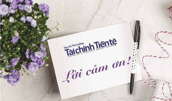 Lời cảm ơn của Tạp chí Thị trường Tài chính Tiền tệ nhân Ngày Báo chí Cách mạng 21/6