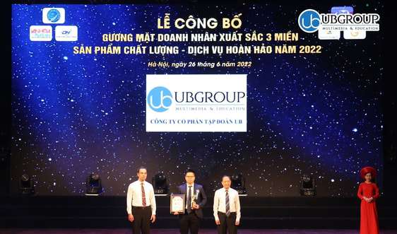 Chương trình đào tạo Phân tích, xử lý dữ liệu - Thương hiệu MasterMOS của UBGROUP được vinh danh “Sản phẩm chất lượng, dịch vụ hoàn hảo năm 2022”
