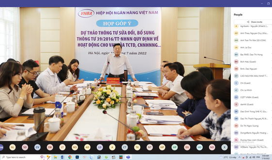 Hiệp hội Ngân hàng góp ý hoàn thiện dự thảo Thông tư 39/2016/TT-NHNN