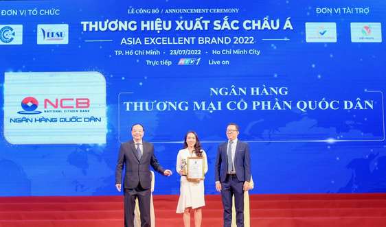 NCB lọt Top 10 Thương hiệu xuất sắc châu Á