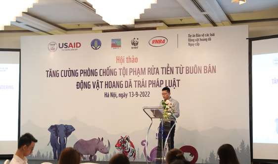 Tăng cường phòng, chống tội phạm rửa tiền từ buôn bán trái phép động vật hoang dã
