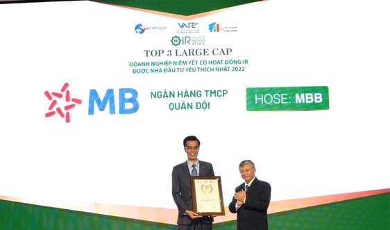 MBB: Top 3 doanh nghiệp được nhà đầu tư yêu thích nhất