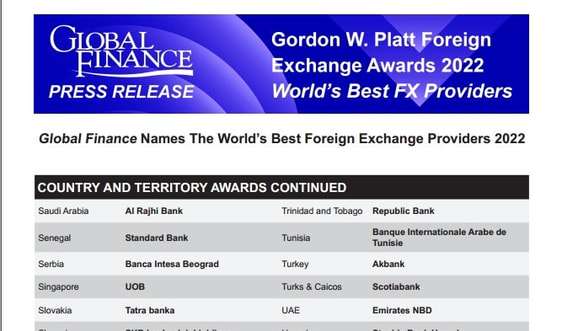 VietinBank 5 năm liên tiếp là Ngân hàng cung cấp dịch vụ ngoại hối tốt nhất Việt Nam