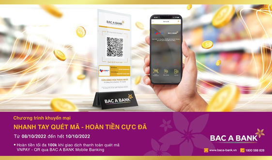 Bac A Bank ưu đãi hoàn tiền nhân ngày chuyển đổi số quốc gia