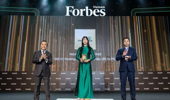 Vietcombank dẫn đầu Top 25 thương hiệu tài chính hàng đầu Việt Nam 2022