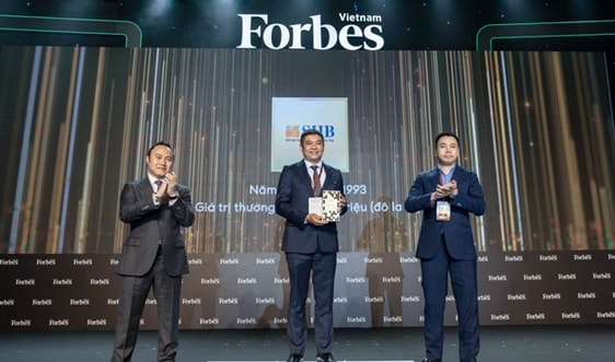 SHB được vinh danh trong Top 25 thương hiệu tài chính dẫn đầu Việt Nam