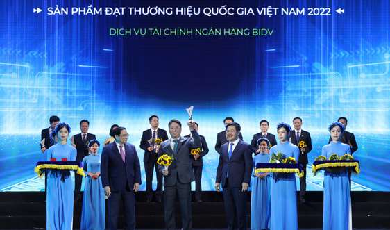 BIDV lần thứ 7 được vinh danh “Thương hiệu quốc gia”