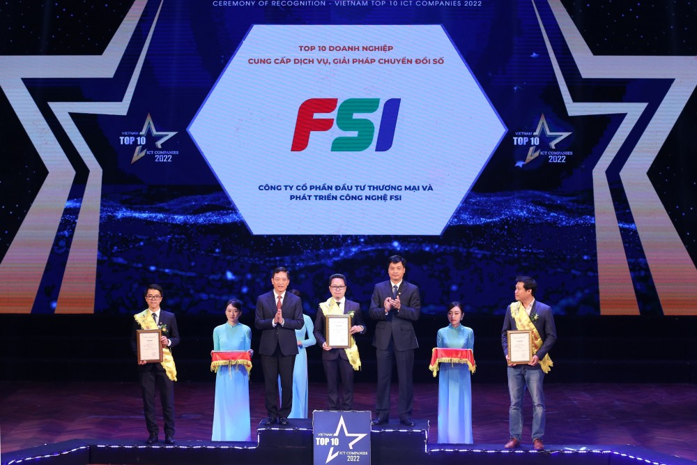 FSI được vinh danh Top 10 doanh nghiệp cung cấp giải pháp chính phủ số