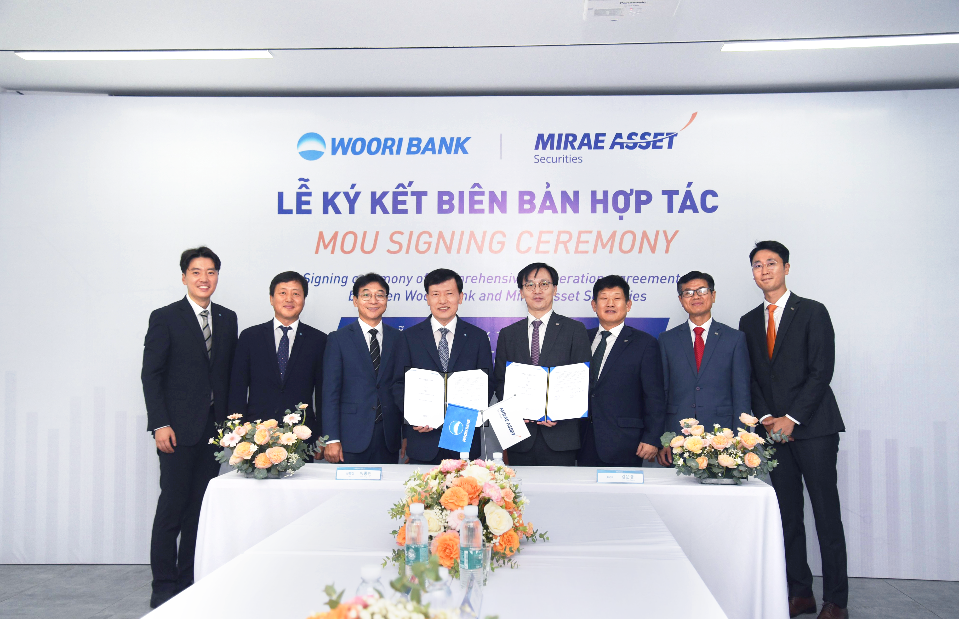 Mirae Asset Việt Nam ký thoả thuận hợp tác với Woori Bank