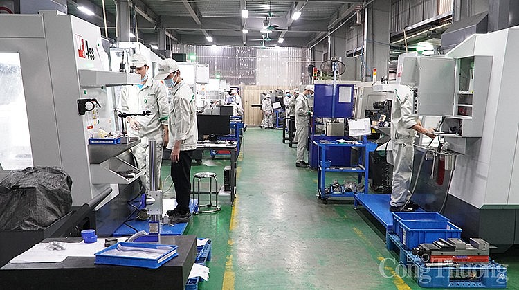 Nhà máy sản xuất củaCông ty CP Tập đoàn kỹ Thuật và công nghiệp Việt Nam (Intech Group) tại cụm công nghiệp Lai Xá (huyện Hoài Đức, Hà Nội)