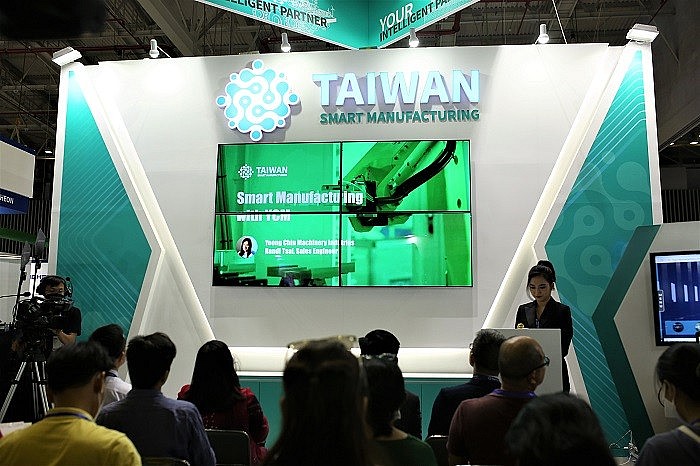 Hội thảo sản xuất thông minh với chủ đề “Cùng Đài Loan hướng đến đổi mới công nghệ sản xuất thông minh” do TAITRA tổ chức nằm trong khuôn khổ Triển lãm MTA 2022