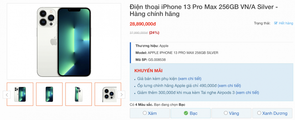 iPhone 13 Pro Max chính hãng “đại hạ giá”, khách Việt thích thú “lên đời”