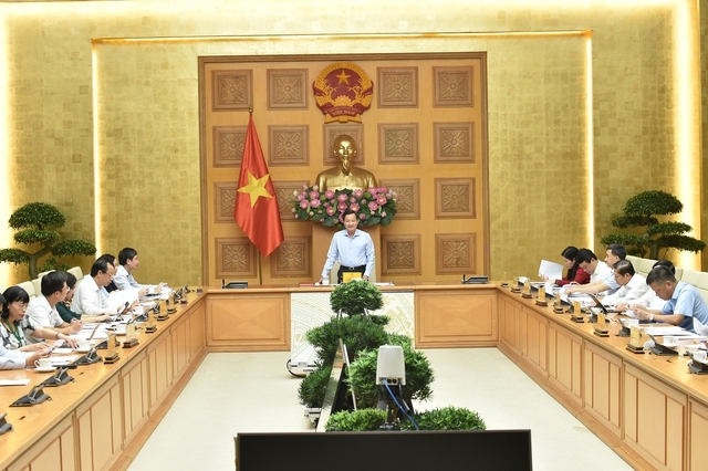 Phó Thủ tướng Chính phủ Lê Minh Khái chủ trì phiên họp của Ban Chỉ đạo điều hành giá về công tác điều hành giá 8 tháng và định hướng công tác điều hành giá những tháng cuối năm 2022. Ảnh VGP