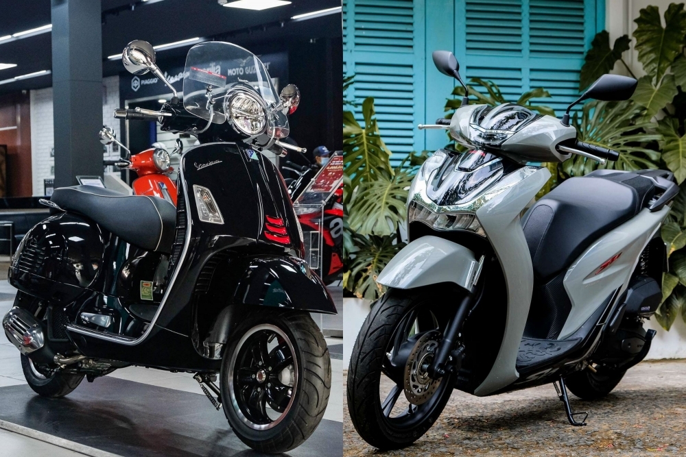 So sánh Honda SH hay Vespa GTS 2022