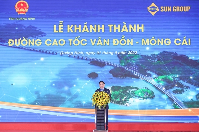 Thủ tướng Chính phủ Phạm Minh Chính phát biểu tại buổi lễ. (Ảnh: VGP)