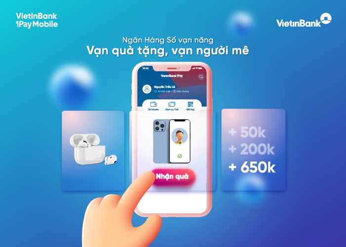 Đón “cơn mưa” ưu đãi khi trải nghiệm VietinBank iPay Mobile