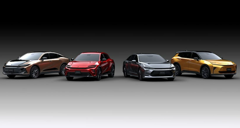 4 cấu hình Toyota Crown đã được hãng công bố ở thời điểm ra mắt (Ảnh: Toyota)
