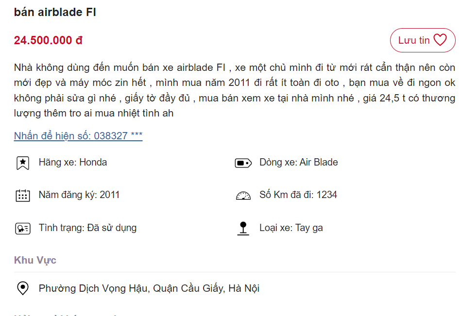 Giá xe máy Honda Air Blade bản "limited" giá chỉ 24 triệu: Wave Alpha "tủi thân"