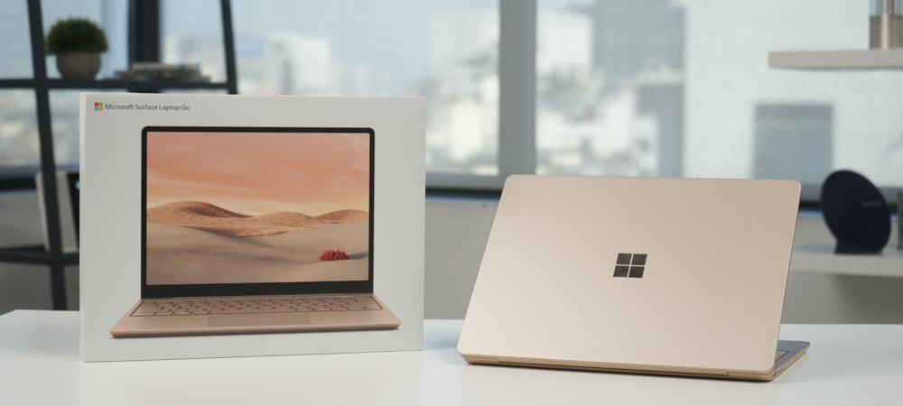 Microsoft Surface Go: Laptop văn phòng đẹp 
