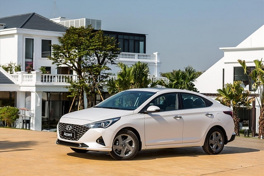 Tổng doanh số bán hàng của Hyundai Accent đạt 15.715 xe tính đến hết tháng 9.2022. Ảnh: TC Motor.