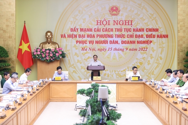 Thủ tướng Chính phủ Phạm Minh Chính phát biểu tại Hội nghị (Ảnh: VGP)